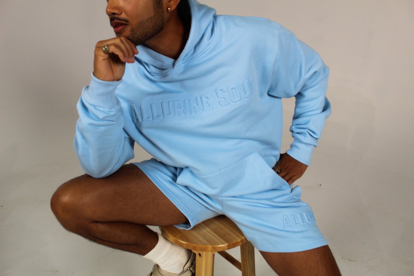 Blue Essential Hoodie